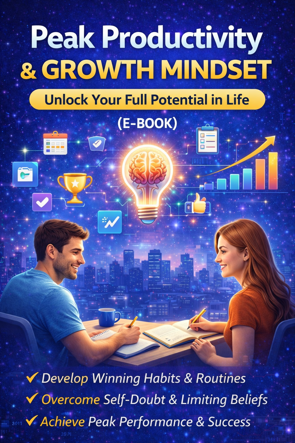 Peak Productivity & Growth Mindset Master Focus, Discipline & Success Habits